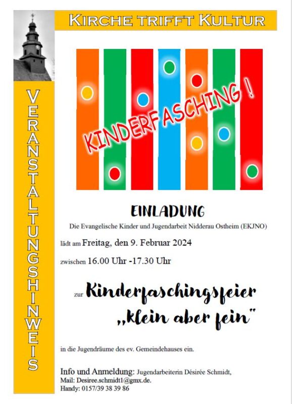 Kinderkirchenfasching in Ostheim